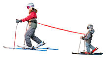 Universal Ski Harness (Kids Size) W/Small Carabiner