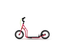 Pink Yedoo kids scooter, kick bike with air tires 