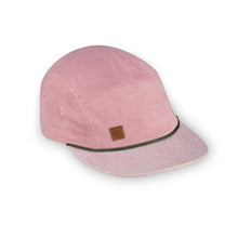 Pink corduroy 5 panel kids hat by XS Unified