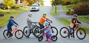 Kids riding Cleary Bikes