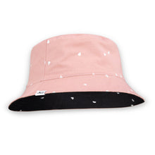 XS-Unified pink drops kids reversible bucket hat