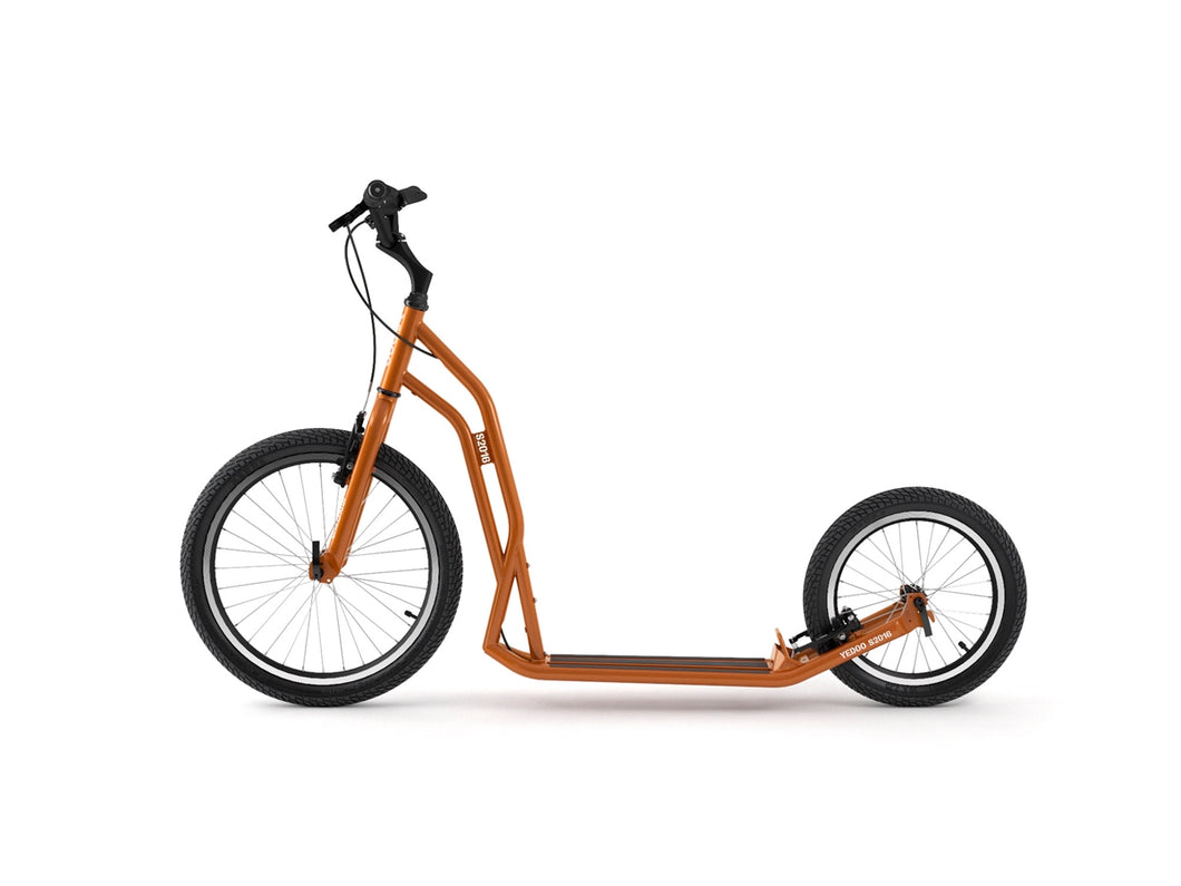 Adult Yedoo S2016 Kickbike in orange - Steel scooter