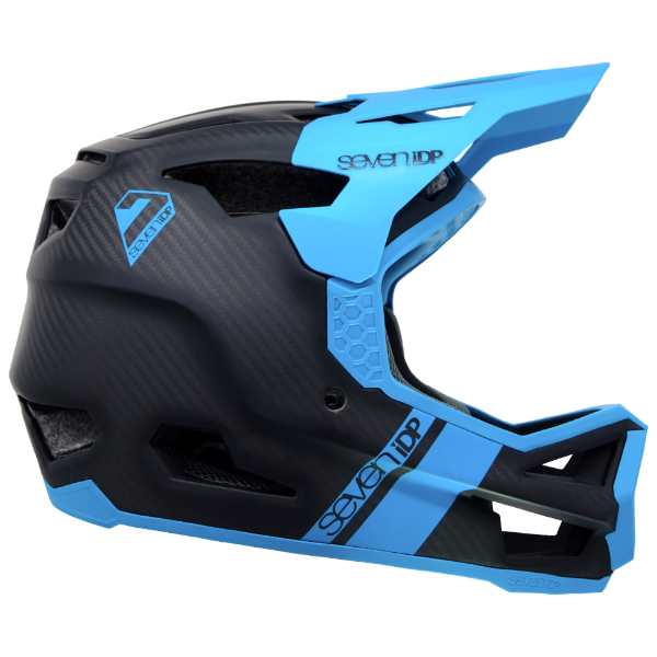 Project 23 Carbon Full Face Helmet in Blue by 7iDP