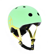 Scoot & Ride Baby lime green kiwi Helmet with Adjuster