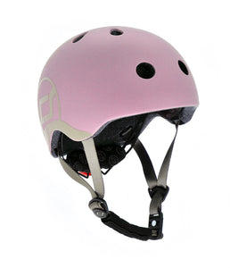 Scoot & Ride Baby pink rose Helmet with Adjuster