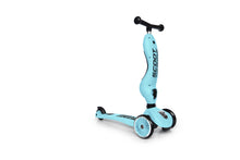 Scoot and Ride, Highway Kick 1, first 2 in 1 balance bike and scooter for small kids, blue berry