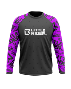Little Rider Co Kids Bike Jersey Rad Purple