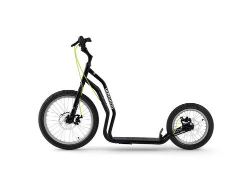 Black Yedoo Mezeq Adult Off-road Scooter with Disc Brakes