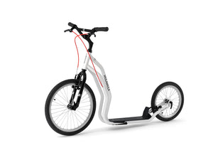 White Yedoo Mula Kids and Adults Scooter with Brakes