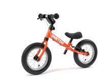 Yedoo OneToo with breaks Balance Bike Strider in orange red
