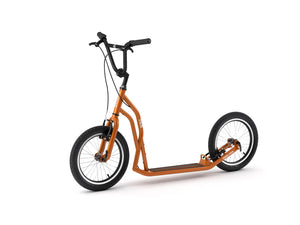 Orange adult S1616 Yedoo scooter, kickbike