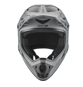 7iDP Kids Youth Full face, fullface lightweight helmet in grey, front view