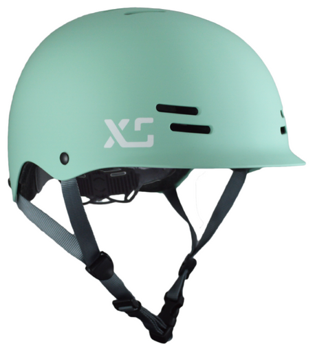 Kids and adults bike and skateboard helmet Aloe Green - by XS Unified