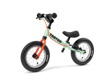 Mint Orange Yedoo TooToo child's balance bike - similar to Strider run bike for kids