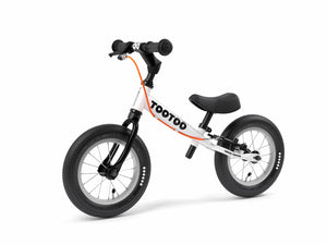 Yedoo TooToo Best Balance Bike Strider Run Bike in white with breaks and air tires