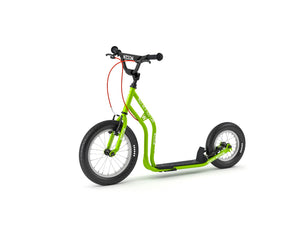 Green Yedoo Wzoom Kids Scooter with Brakes