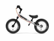 Aluminum Yedoo YooToo best balance bike Strider run bike in black orange with breaks and air tires