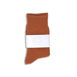 Copper Sparkle sock by XS Unified